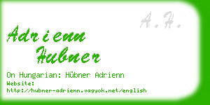 adrienn hubner business card